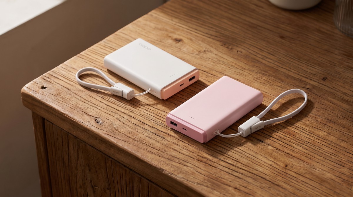 OPPO revela power bank de 33 W com integração ao ColorOS e bateria de 10.000 mAh