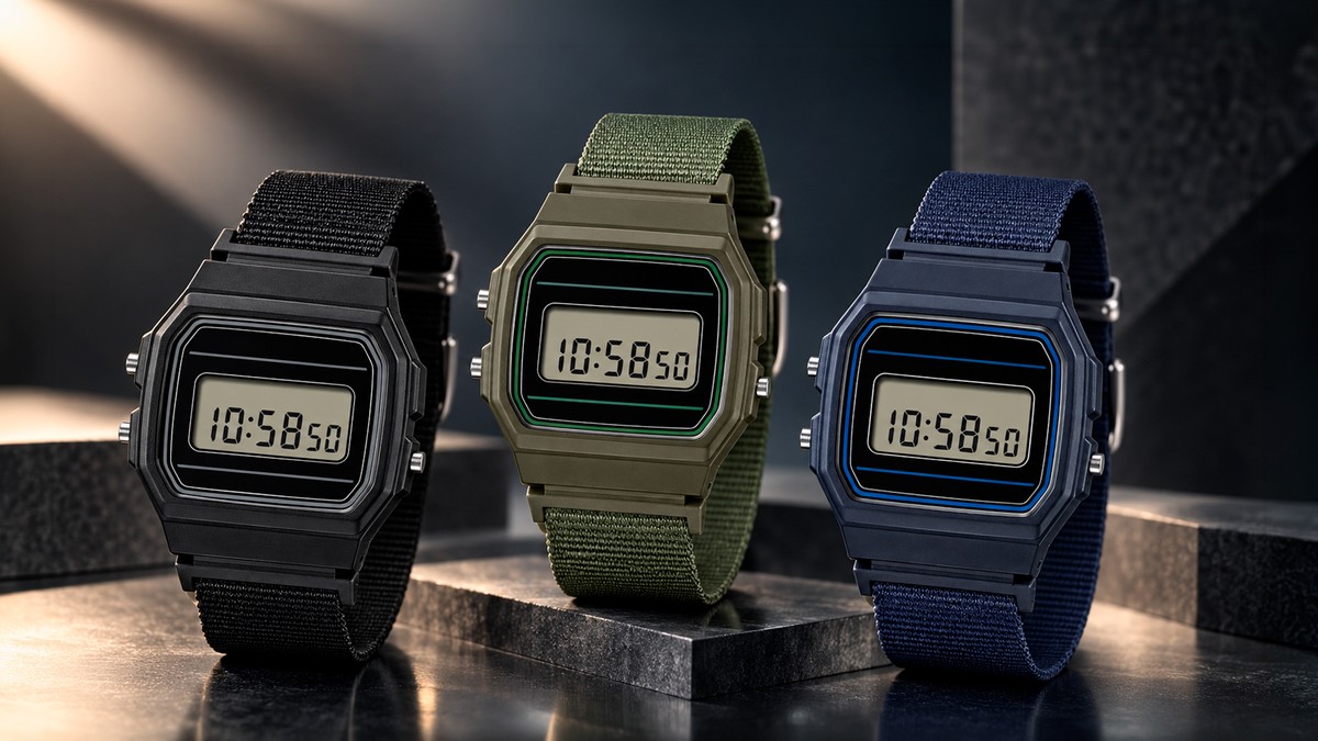 Casio F-91WF: empresa repõe estoque de relógio de sucesso com pulseira de tecido