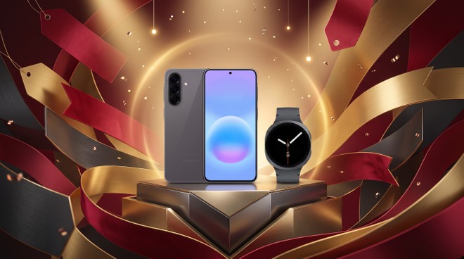 Galaxy A57 com 256 GB em oferta: melhor intermediário da Samsung em combo com Watch 8