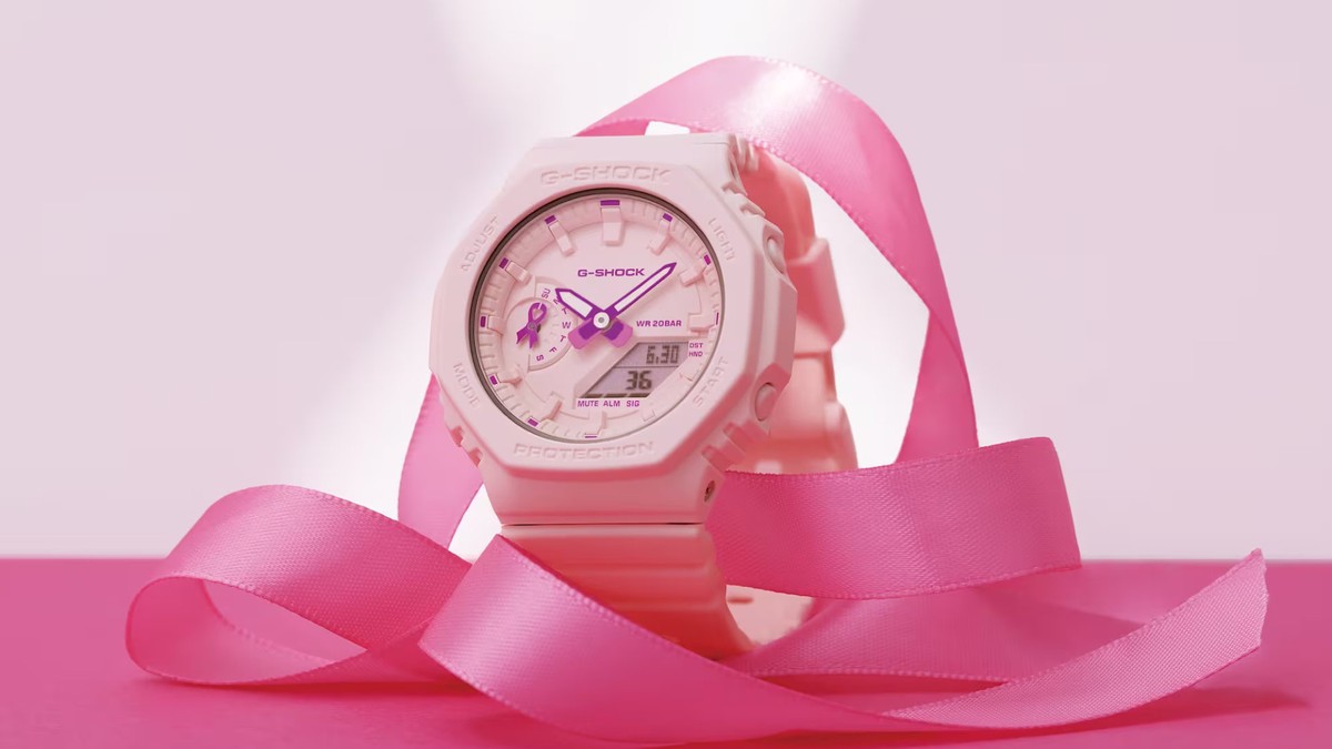 Outubro Rosa: Casio lança relógio em edição limitada para campanha contra câncer de mama