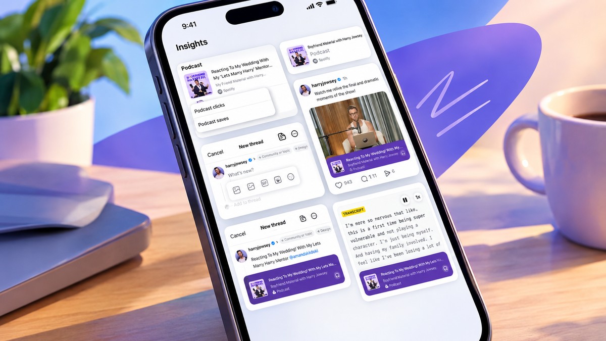 Threads quer ser a casa dos podcasts; veja o que muda no aplicativo