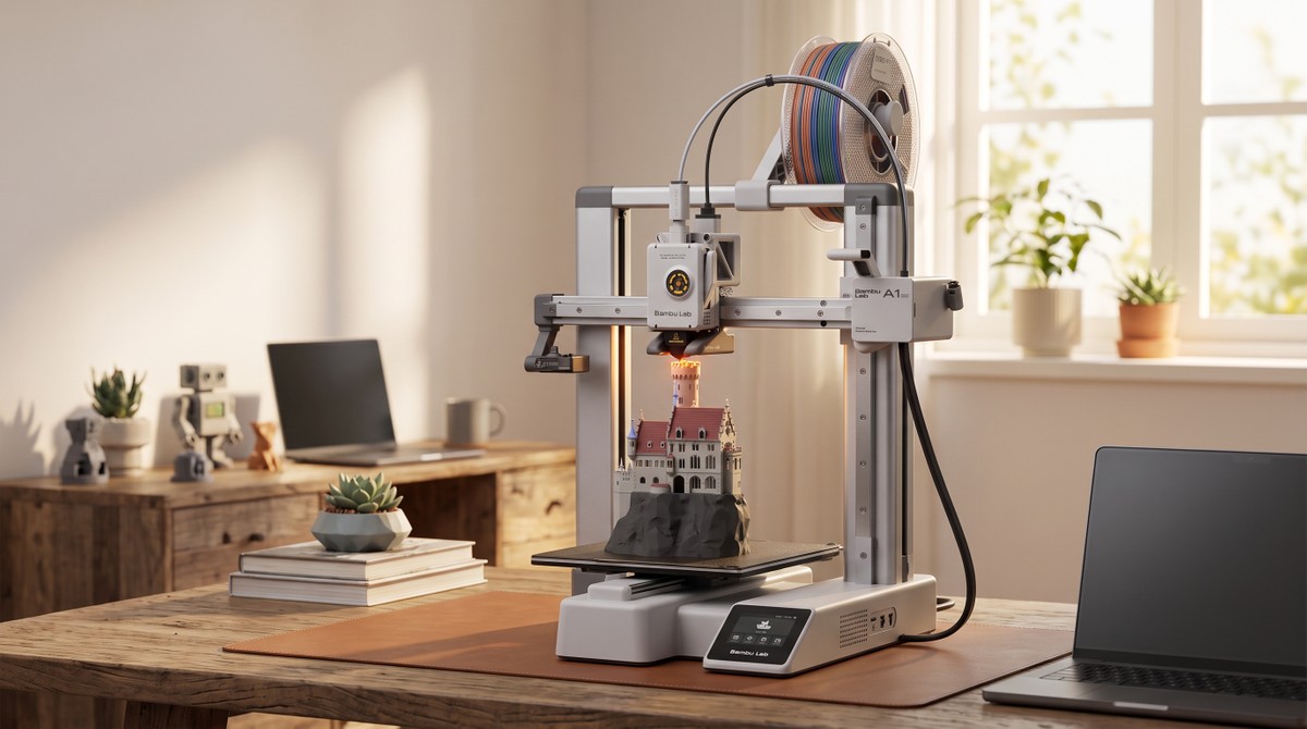 Quer começar na impressão 3D? Bambu Lab A1 Mini cai de preço no Mercado Livre