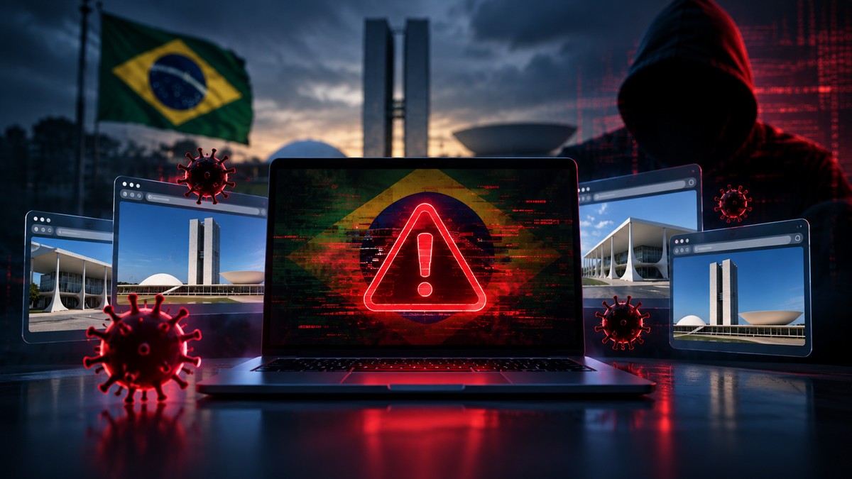 Sites do governo brasileiro são comprometidos e começam a espalhar vírus
