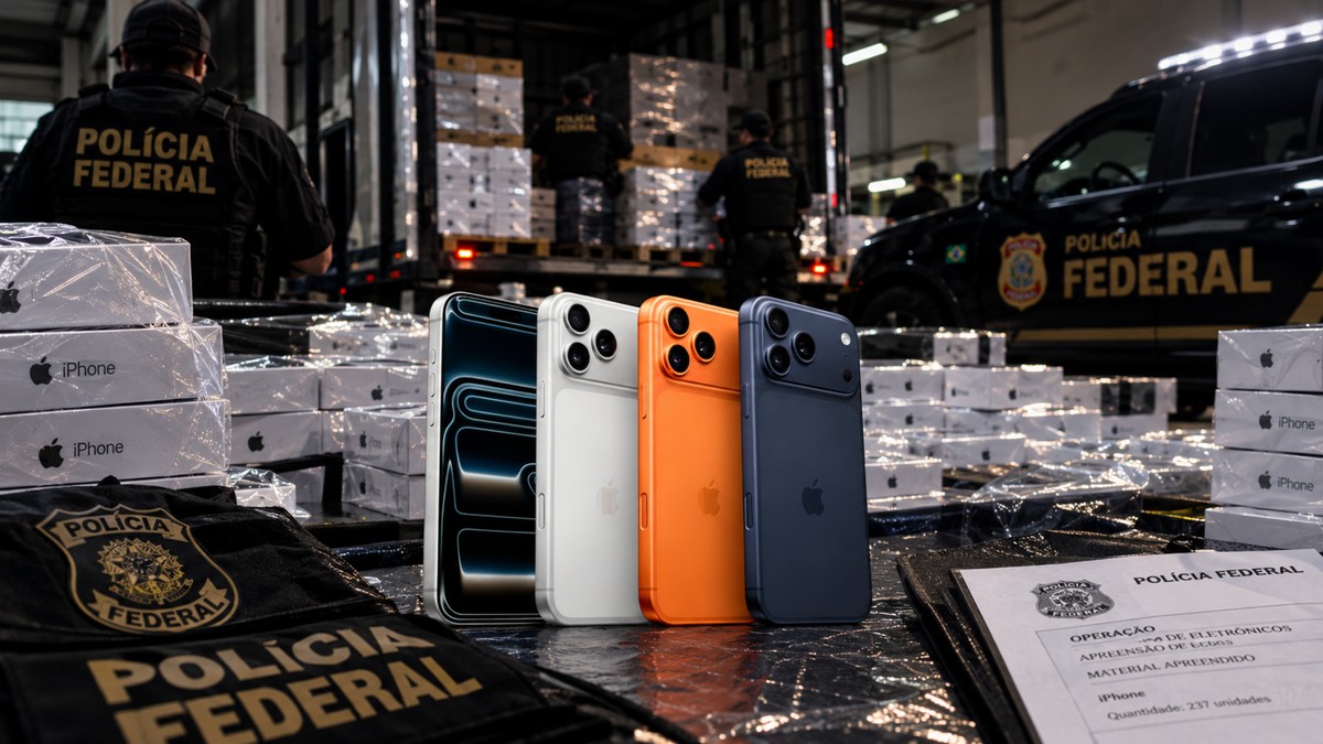 Carga de R$ 2,5 milhões: polícia intercepta centenas de iPhones em Foz do Iguaçu