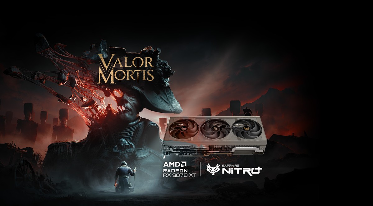 Sapphire revela placa de vídeo Nitro+ Radeon RX 9070 XT com tema do jogo Valor Mortis