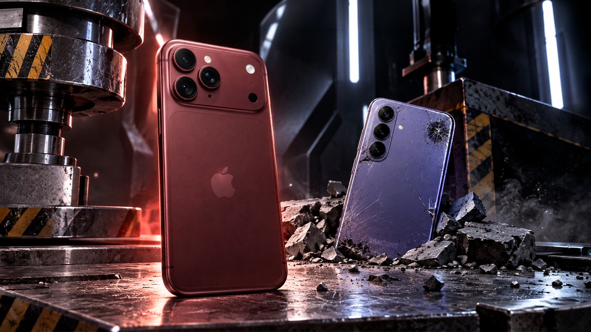 iPhone 18 Pro Max passa por teste de resistência e vence o Galaxy S26 Ultra