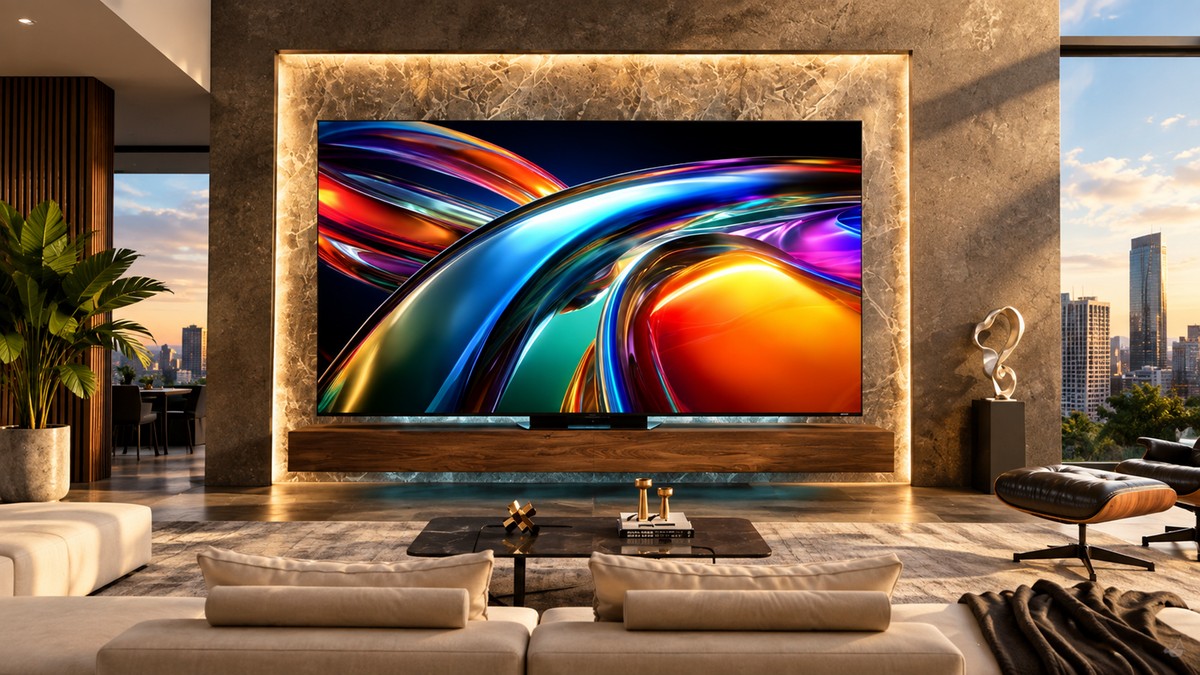Hisense apresenta novas TVs RGB MiniLED UR9 no Brasil com telas gigantes