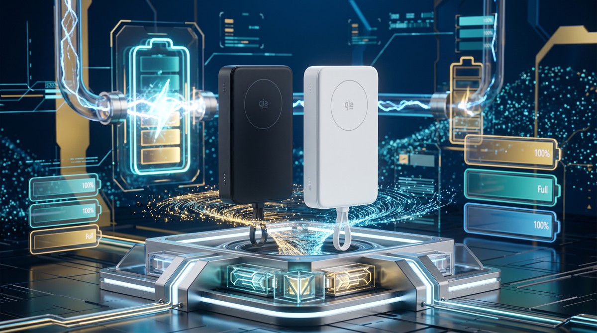 Xiaomi lança globalmente power bank magnética de 45W com Qi 2.2 e cabo integrado