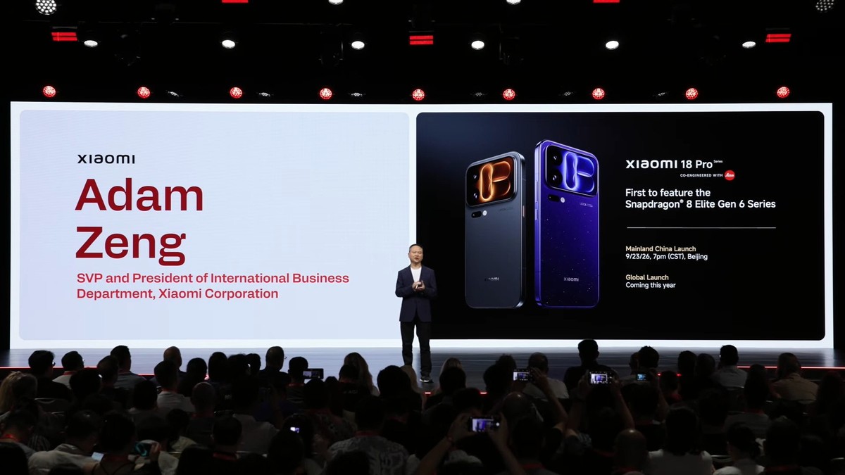 Xiaomi 18 Pro é confirmado globalmente com novo chip Snapdragon 8 Elite da Qualcomm