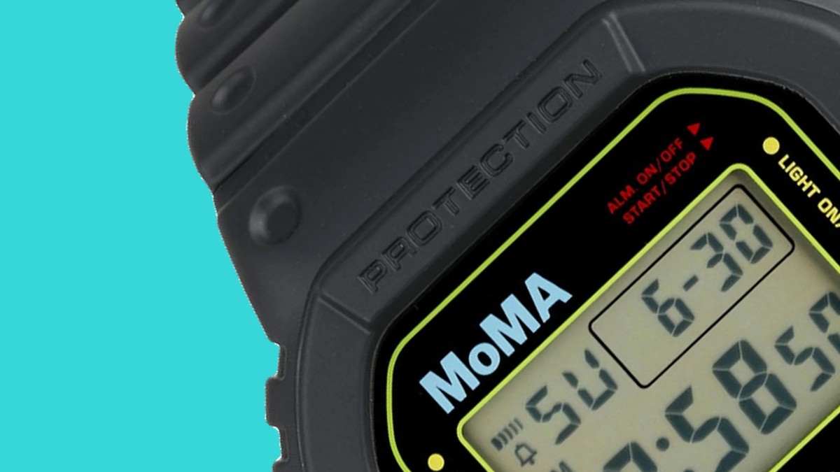 Edição limitada! Casio lança G-Shock 'MoMA' com visual retrô inspirado em calculadora clássica