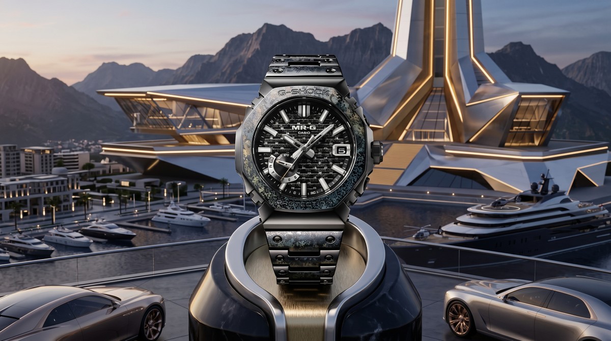 Casio prepara relógios MR-G em platina e ouro para celebrar 30 anos da linha