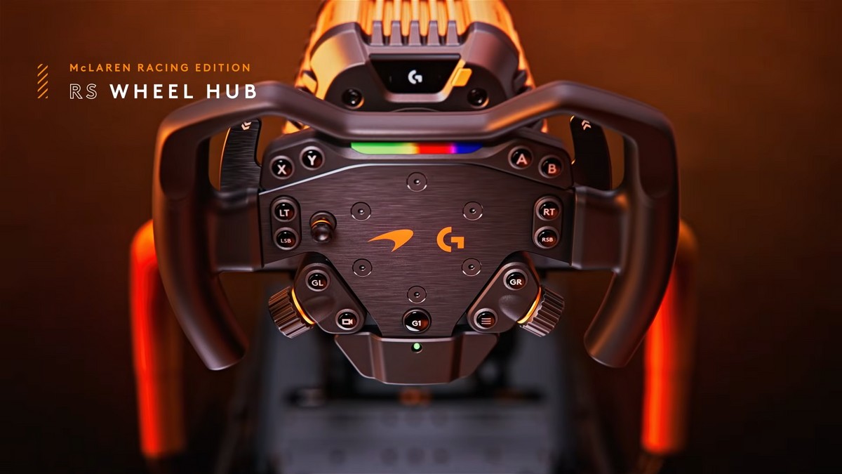 Logitech e McLaren lançam novos volantes e pedais avançados para simulação no PC e PS5