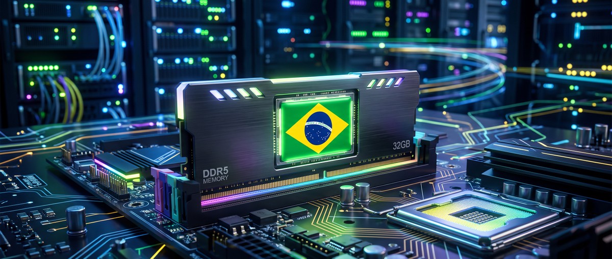 Brasil deve produzir chips de memória LPDDR5X em breve com expansão da HT Micron
