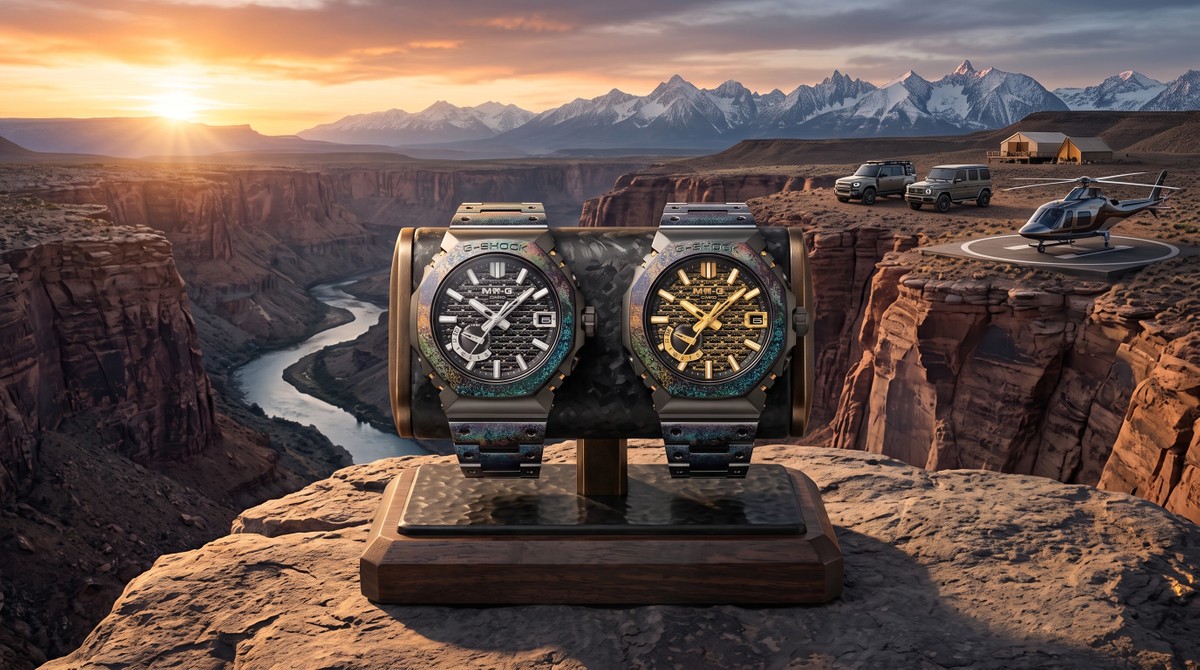 Tradição e titânio: Casio lança linha G-Shock Haruka com acabamento em ouro e platina