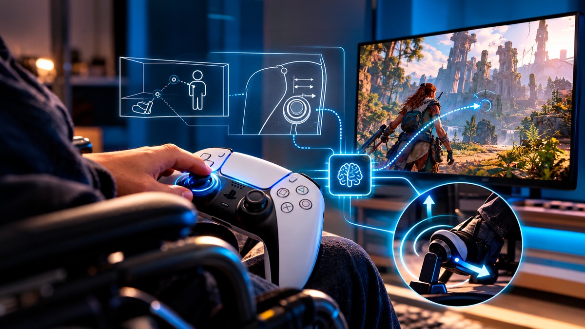 Sony registra patente de IA que vai ajudar gamers com limitações motoras