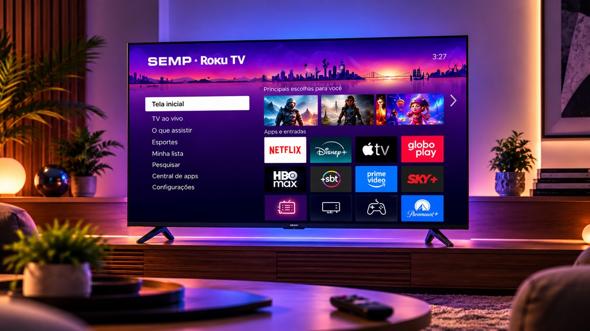 TCL SEMP amplia portfólio de TVs de entrada com novos modelos equipados com Roku