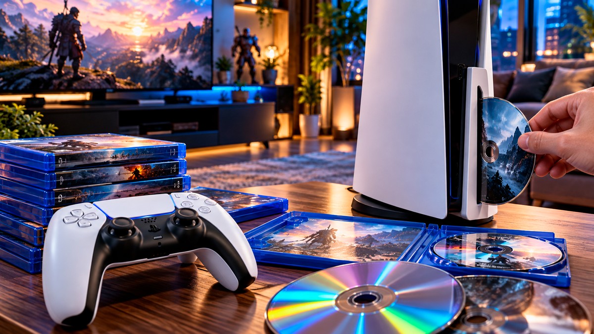 Vitória dos gamers! Sony pode manter jogos em mídia física no PlayStation