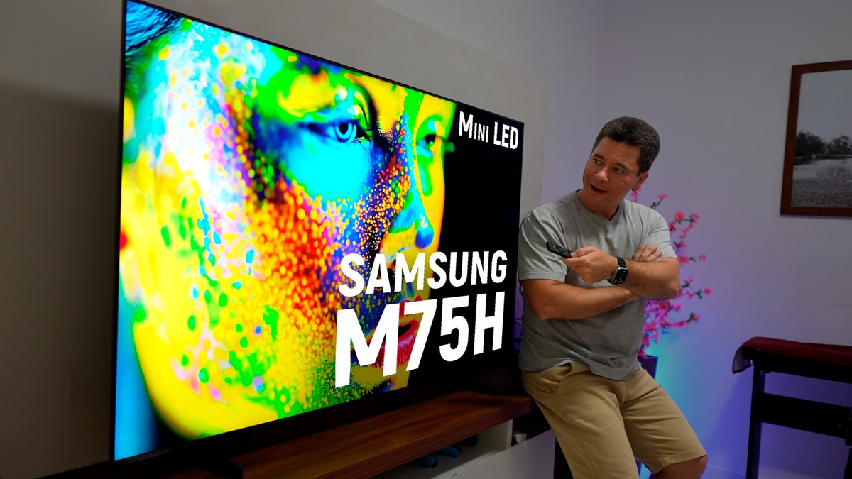 Samsung M75H: Smart TV Mini LED mais acessível vale a pena? | Análise / Review