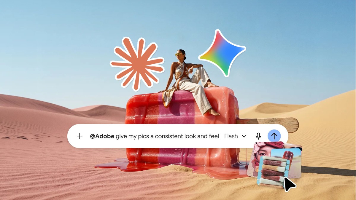 Adobe anuncia novas integrações com Claude e Gemini no Acrobat, Photoshop, Lightroom e mais