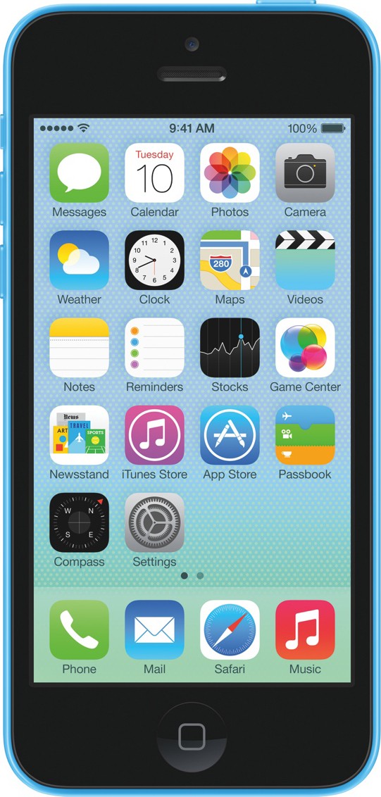 apple iphone 5c display