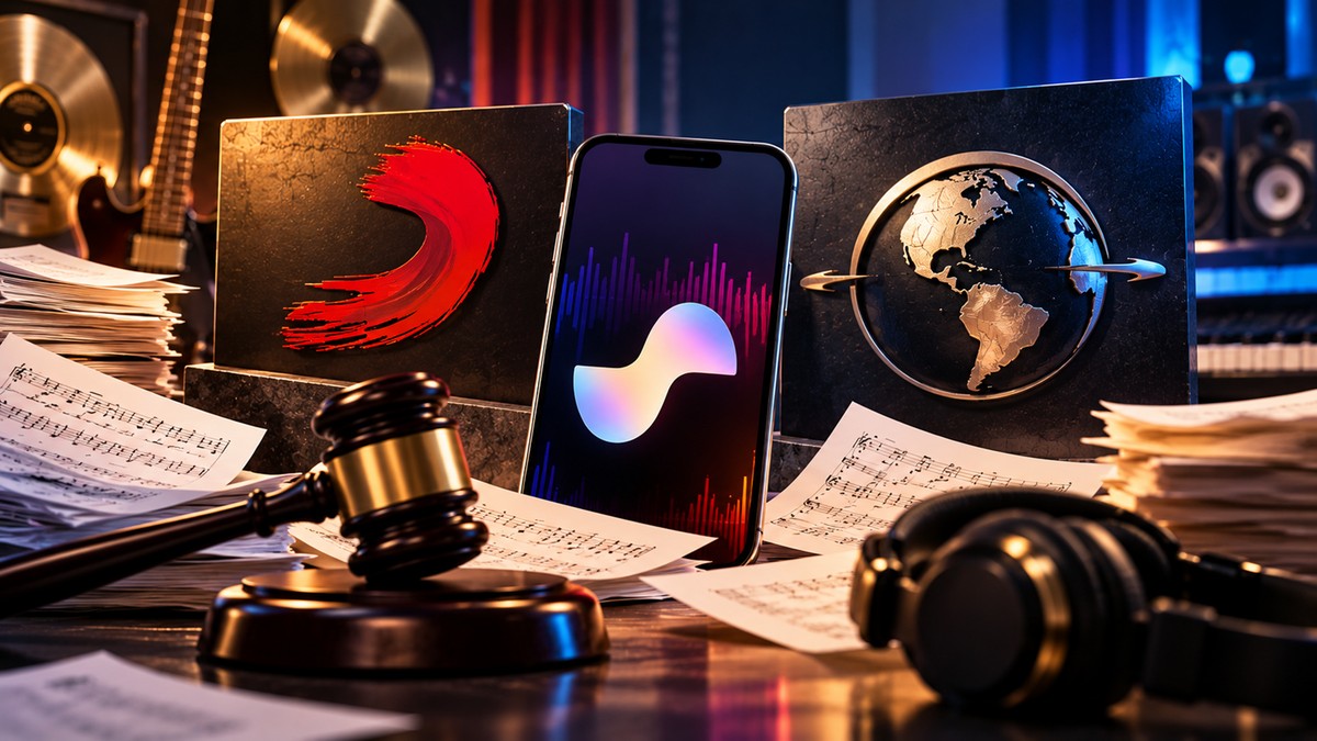 Sony e Universal Music estão processando app que cria músicas com IA novamente