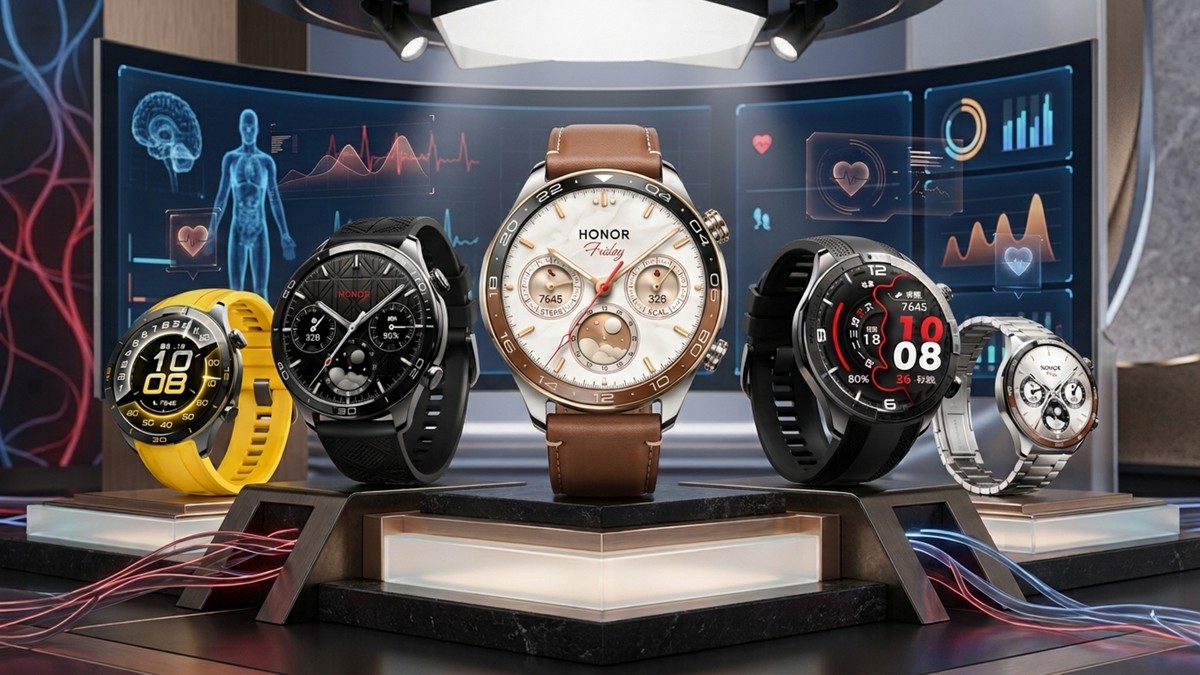 Honor Watch 6 Pro estreia com alerta de emergência cardíaca e bateria de até 18 dias