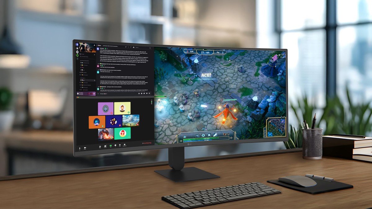 LG lança monitor UltraWide curvo de 34 polegadas com 144 Hz e AMD FreeSync no Brasil