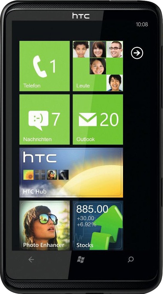 HTC HD7 - Ficha Técnica - TudoCelular.com