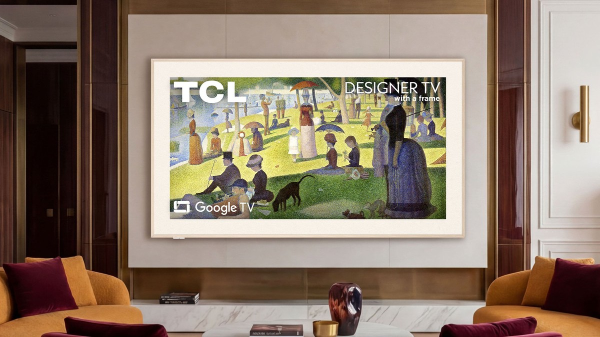 TCL lança nova série de TVs Designer com telas NXTPAPER que concorrem com Samsung The Frame
