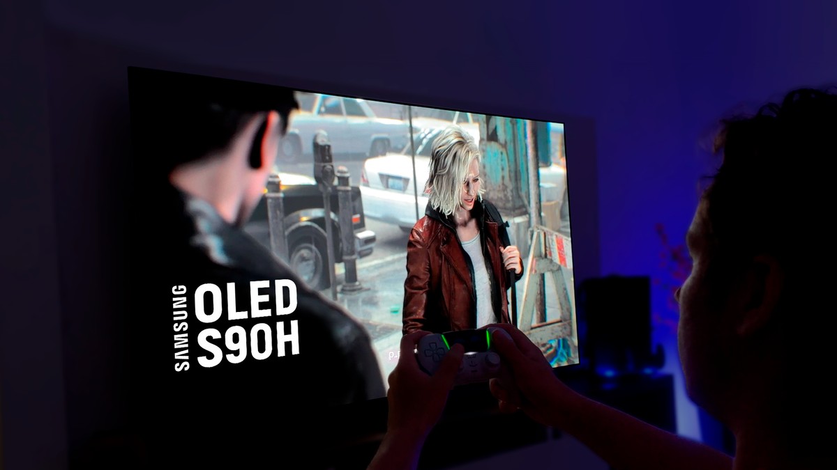 TV Samsung OLED S90H: a gigante gamer com 165 Hz e tela antirreflexo | Análise / Review