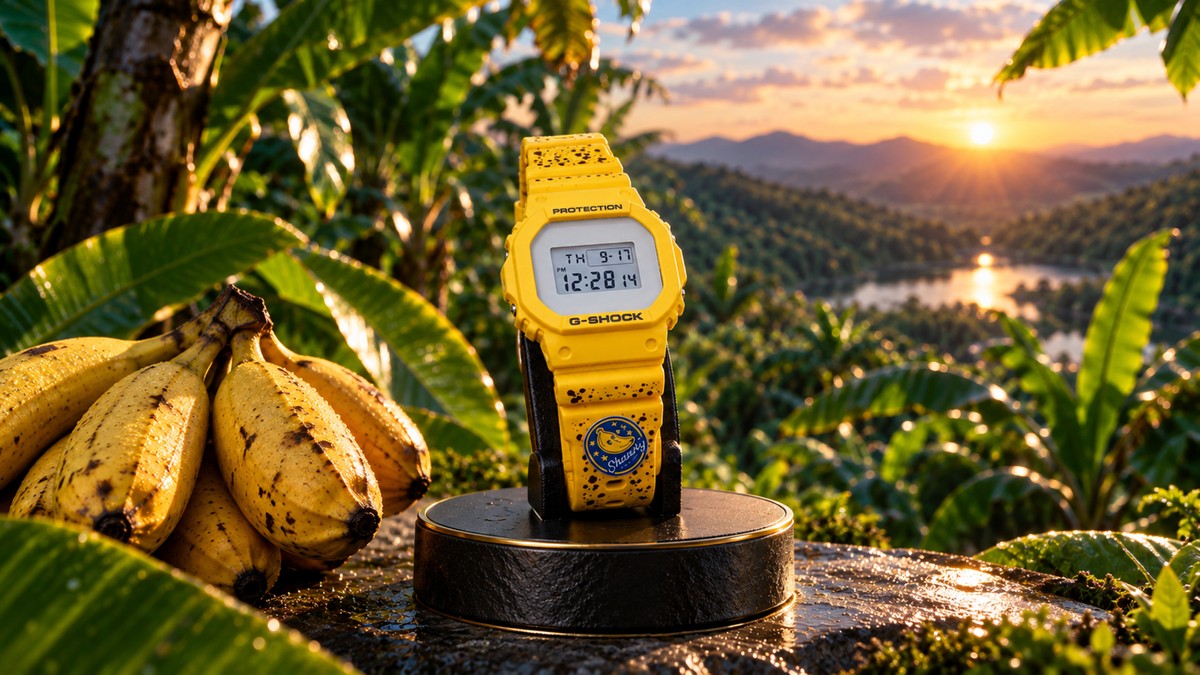 Relógio de fruta: Casio lança G-Shock de banana em colaboração divertida