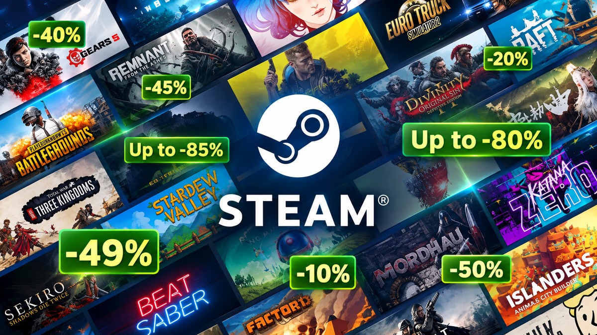 Steam quer mudar a maneira como você descobre jogos em promoção no aplicativo