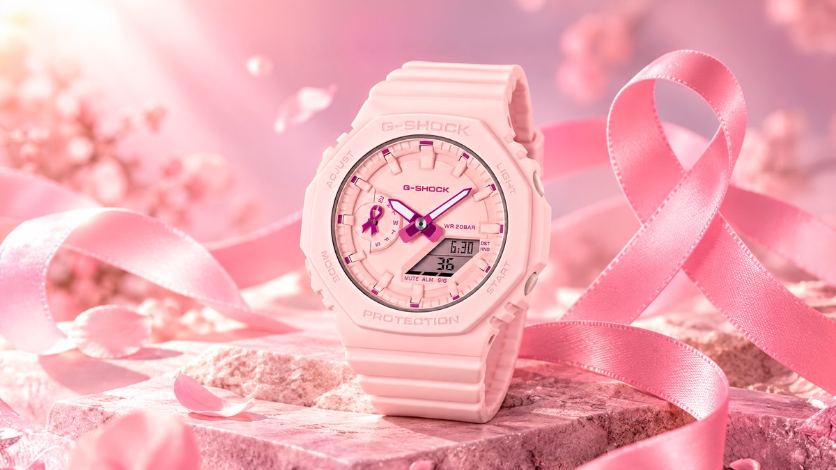 Casio lança relógio G-Shock edição especial em apoio ao Outubro Rosa
