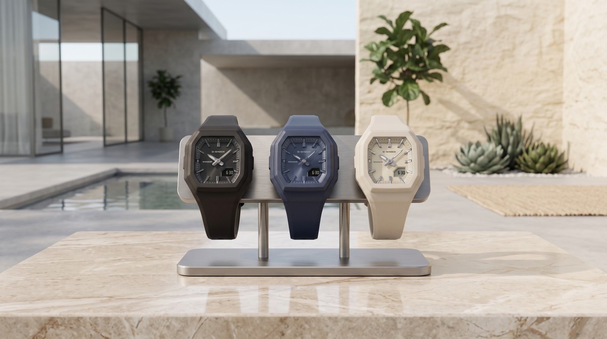 Casio renova linha compacta e lança relógio G-Shock ultrafino e fosco com mostrador metálico