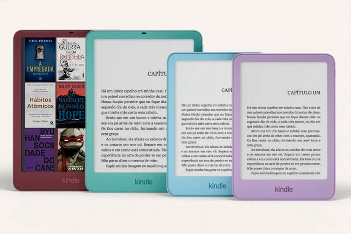 Amazon lança novos Kindle no Brasil com mais bateria, versões em alumínio e preços a partir de R$ 899