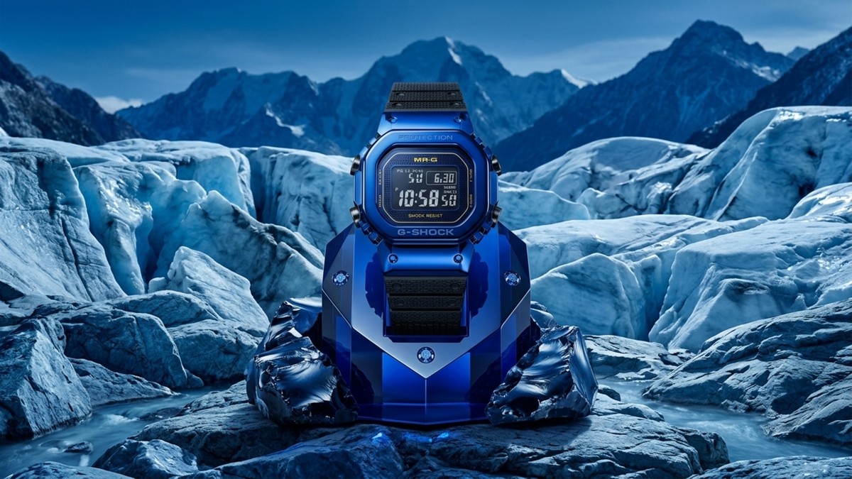 O G-Shock mais caro da história: Casio lança relógio MR-G com safira azul de R$ 420 mil
