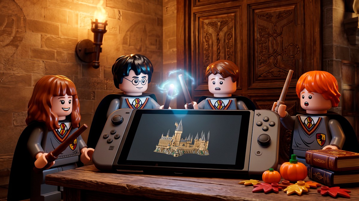 Prepare as varinhas: jogo LEGO Harry Potter para Nintendo Switch 2 chega em outubro