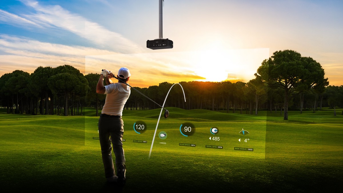 BenQ lança novos projetores 4K com até 6.000 lúmens para você jogar golfe na sala de casa
