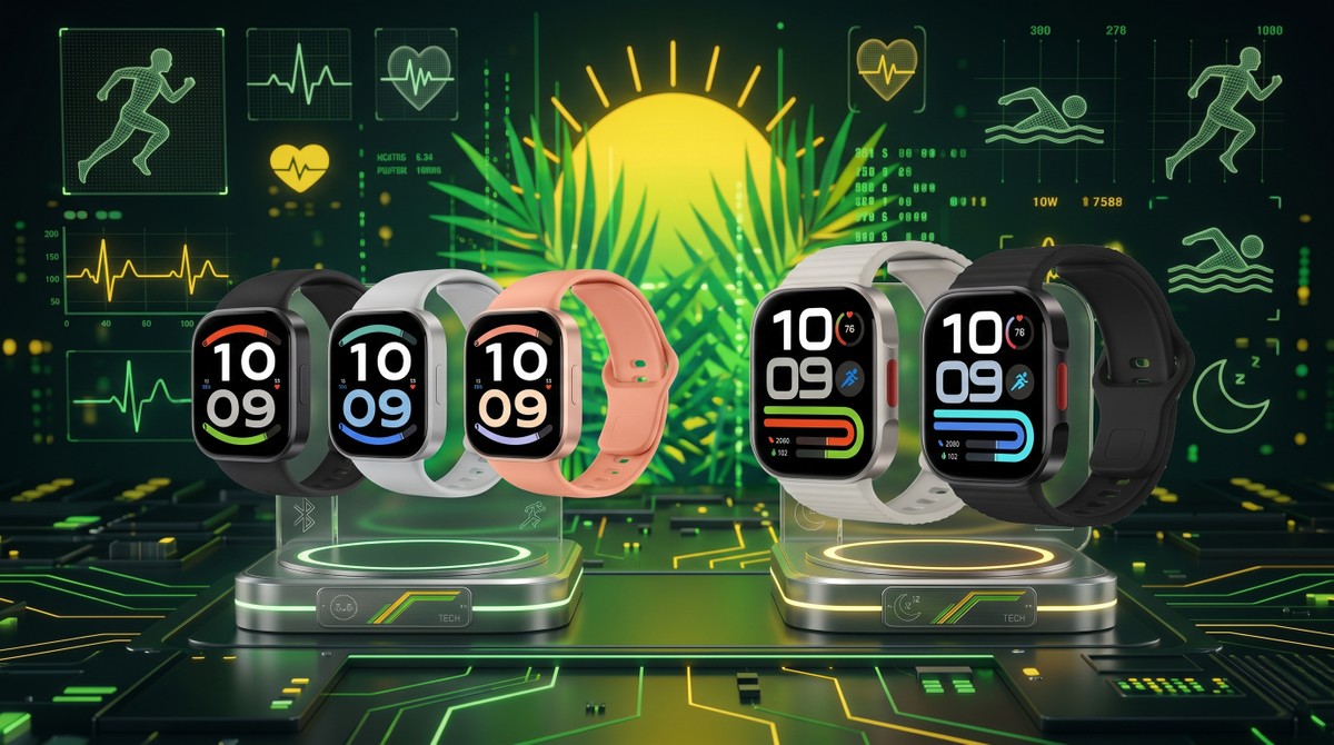 Xiaomi lança Redmi Watch 6 Lite e 6 Active no Brasil com até 18 dias de bateria; veja os preços