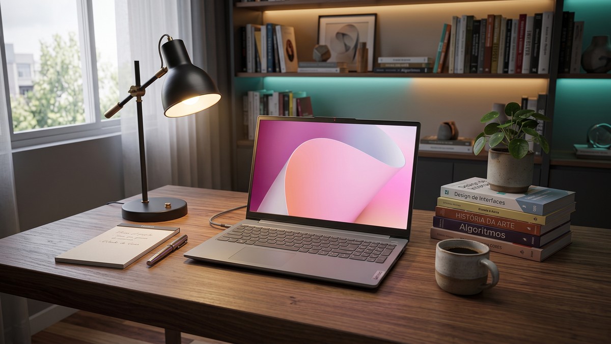 Lenovo IdeaPad Slim 3: notebook baratinho com Ryzen 7 entra em oferta em até 21x sem juros
