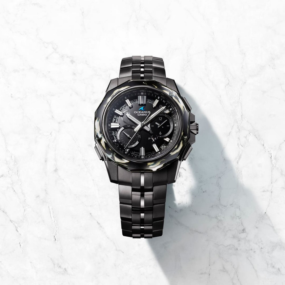 Casio lança relógio Oceanus Manta em titânio e cerâmica com