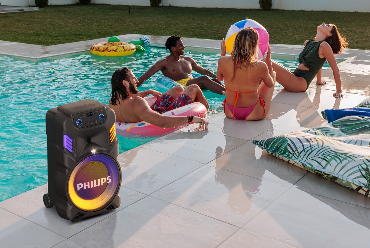 Philips lança a Boomtrek TAX200T e estreia no segmento de caixas de som com rodinhas
