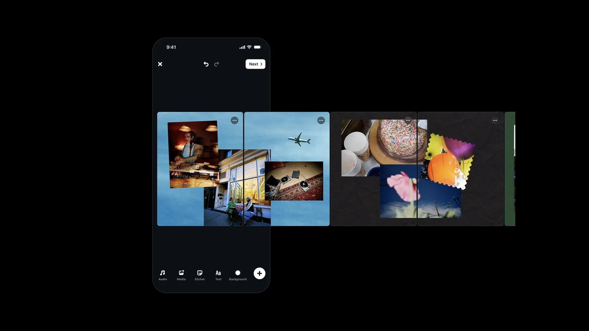 Meta quer que você use mais o Edits e inclui recurso para criar carrosséis no app