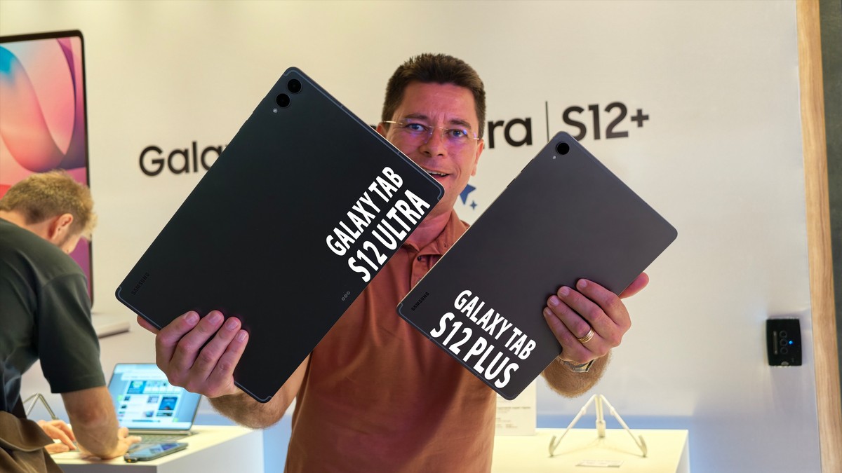 Galaxy Tab S12 Ultra e Plus: tela gigante, 5,1mm e potência máxima | Vídeo Hands-On