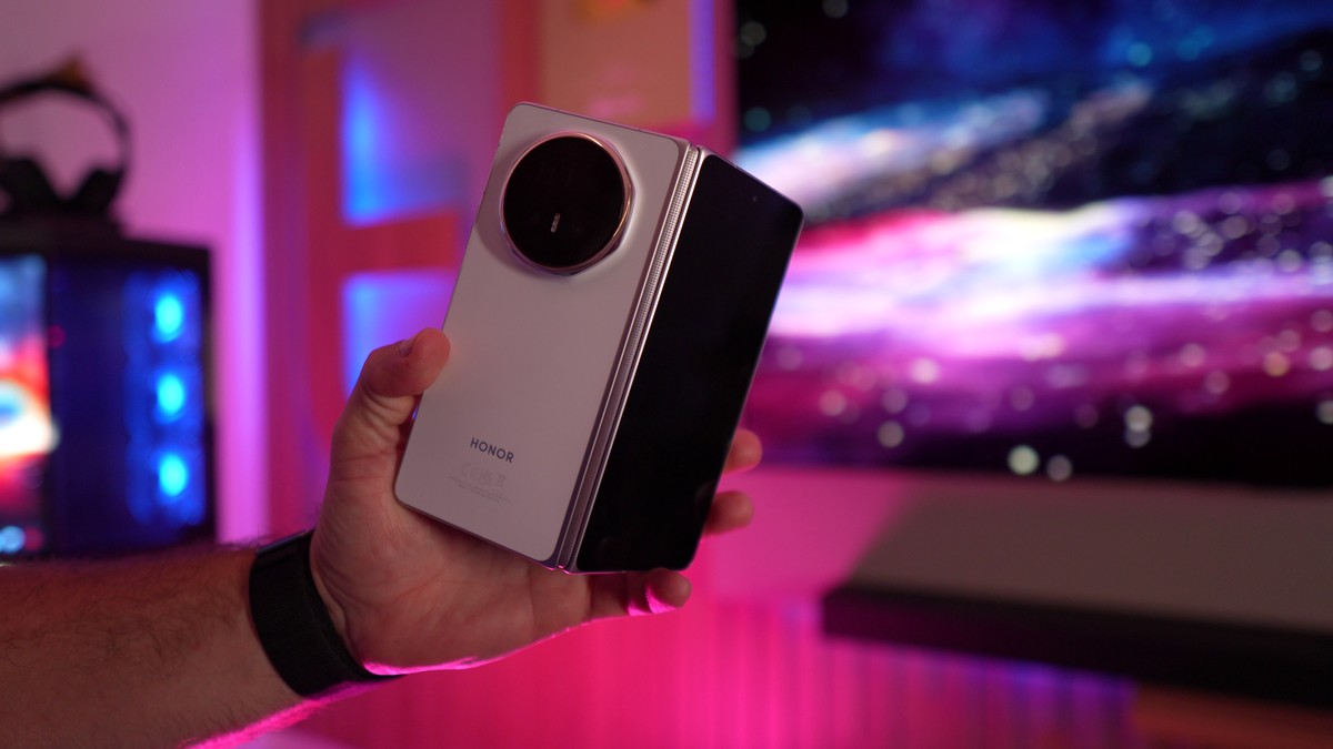 Honor Magic V7 vaza com tela maior e leitor de digital 3D ultrassônico