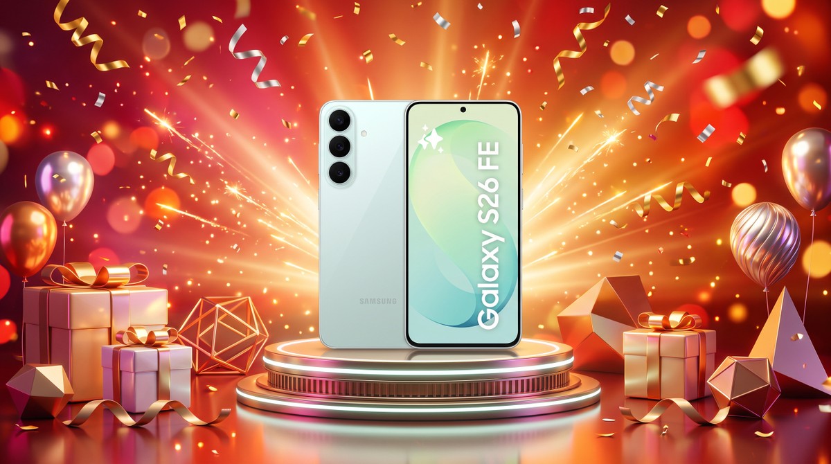 Galaxy S26 FE ganha desconto na Amazon: top com câmera de 50 MP, IP68 e muita IA