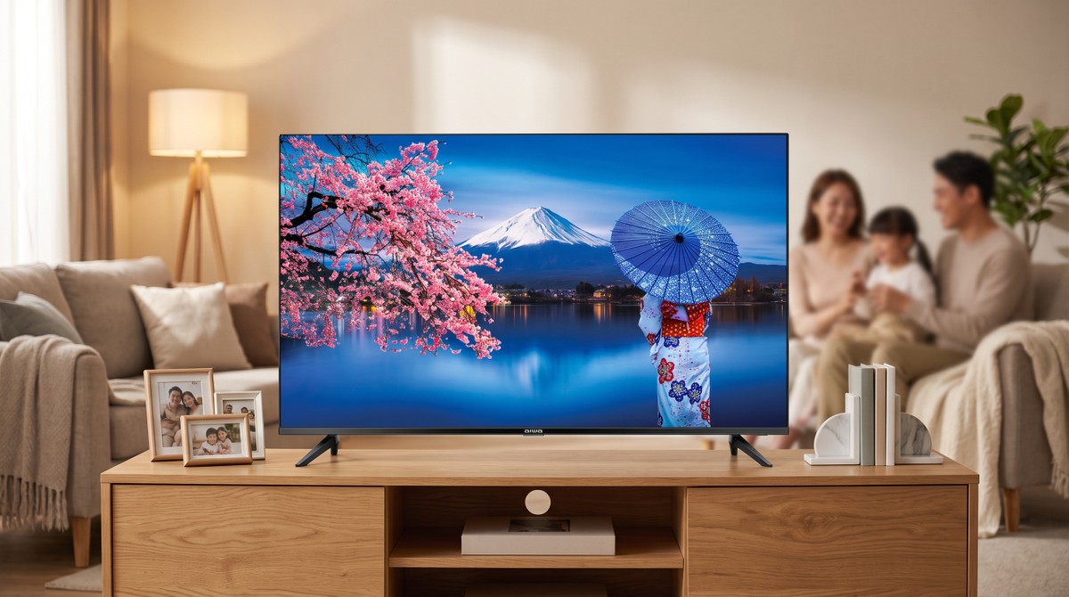 Borda ultrafina, HDR10 e Android TV: Smart TV Aiwa de 43" cai para R$ 1.264