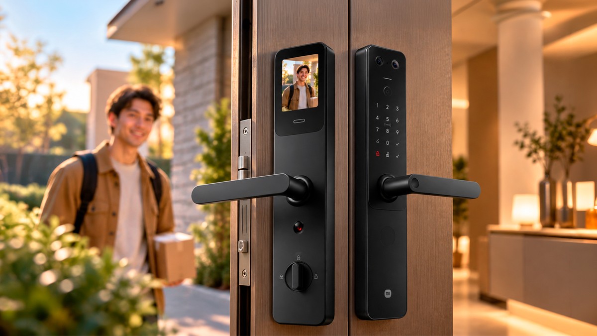 Xiaomi lança fechadura inteligente com tela e que filma quem está na porta