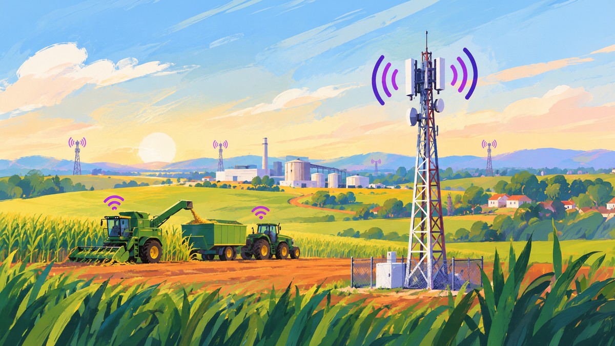 Nova rede 4G da Vivo promete conectar fazendas, tratores e escolas no Brasil