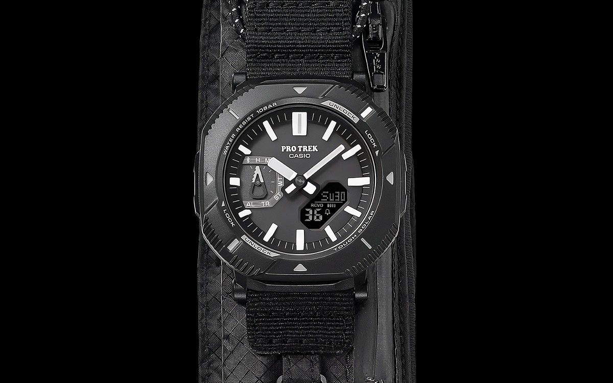 Casio lança relógio Pro Trek PRJB001EX-1 com pulseira reversível e bolso interno